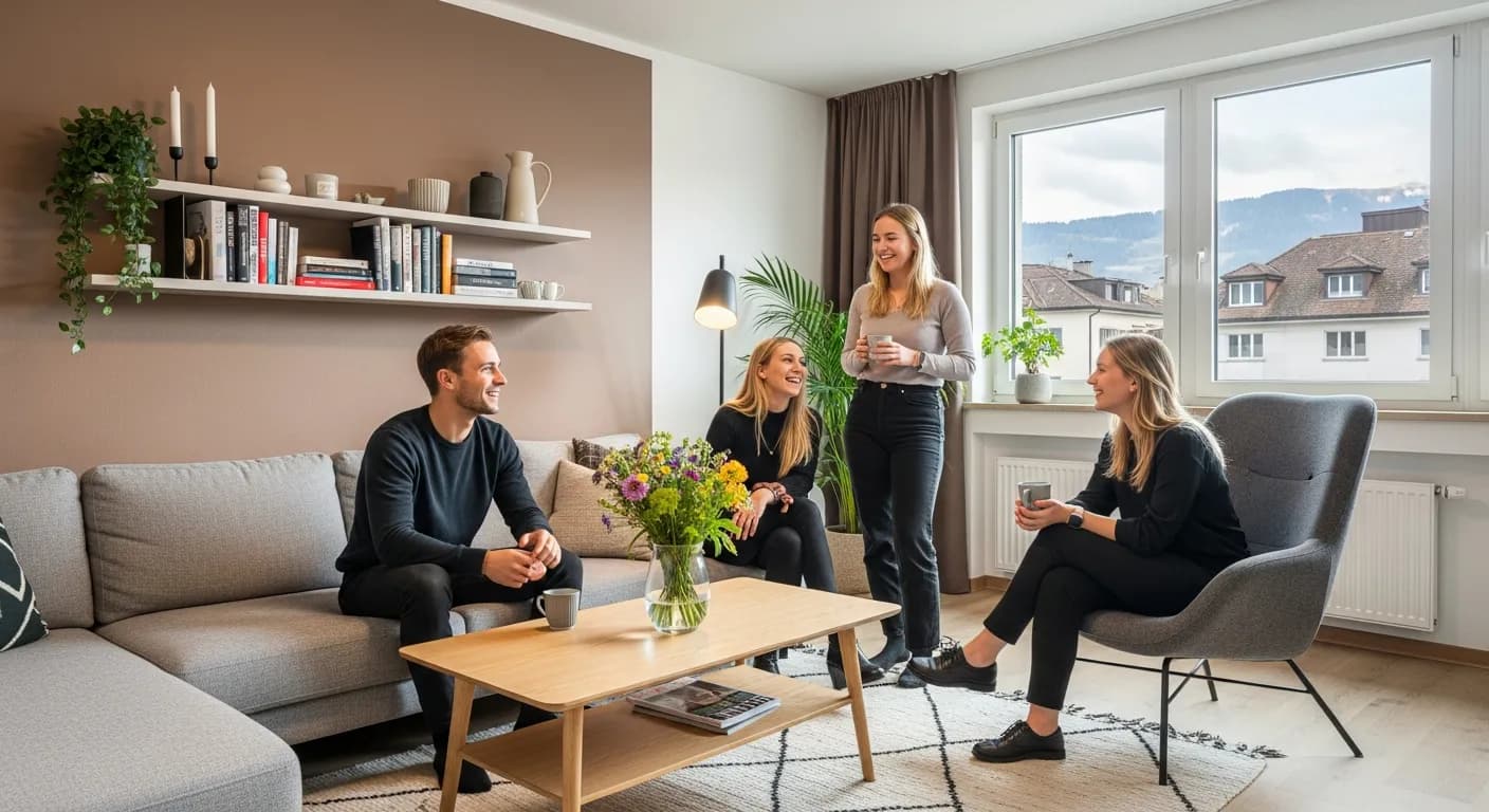 Nachmieter für WG-Zimmer finden — gemeinsames Kennenlernen in der Wohnung